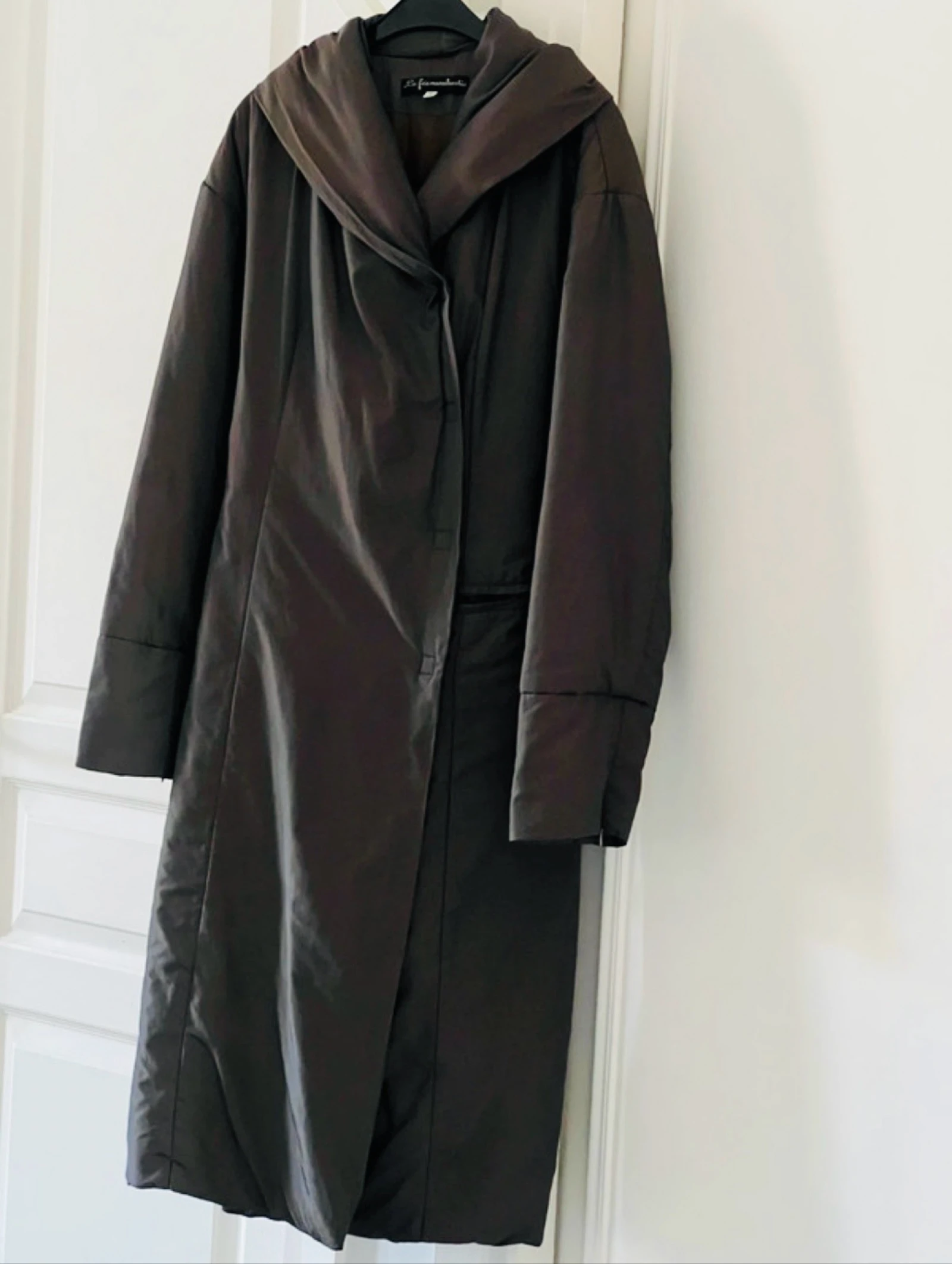 La Fée Maraboutee long khaki puffer jacket – photo 2
